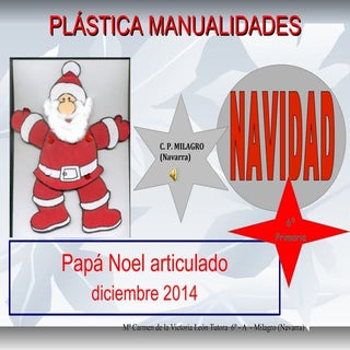 U. D. de PLÁSTICA: PAPÁ NOEL ARTICU...