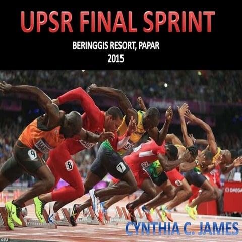 UPSR Final Sprint Workshop 2015