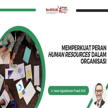Memperkuat Peran HR dalam Organisasi ASN