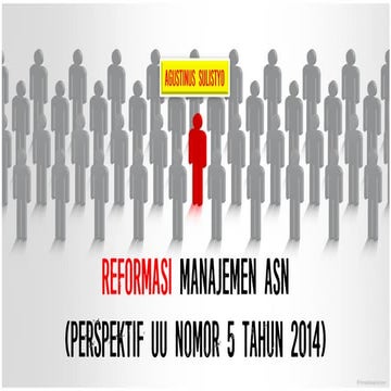 Paparan Manajemen Karier ASN (Perspektif UU ASN)