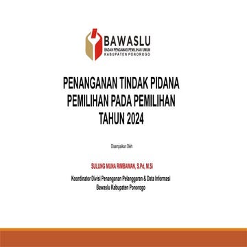 PAPARAN PERATURAN PERBAS BAWASLU 25 juli 2024.pptx