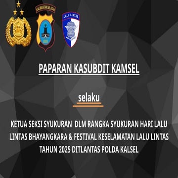 Paparan Syukuran persiapan hari jadi lantas