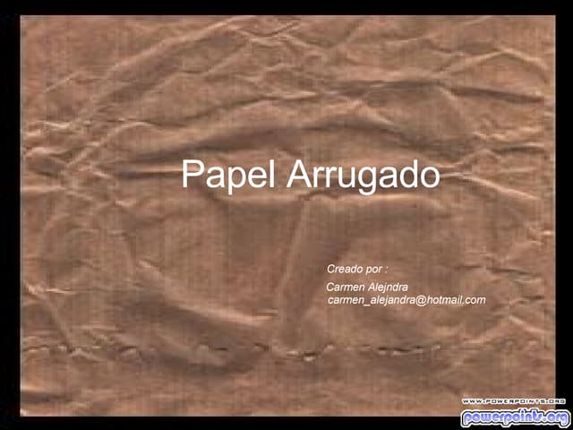 Papel Arrugado
