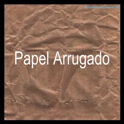 Papel arrugado