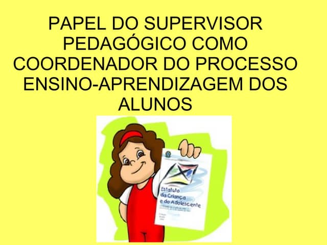Papel do supervisor pedagógico | PDF