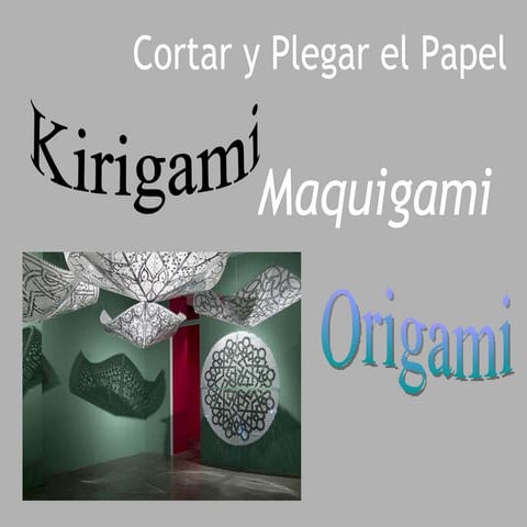 Papel recortado y plegado