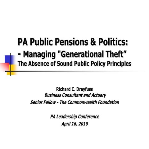 Pa Pension Reform Plc  04 16 2010