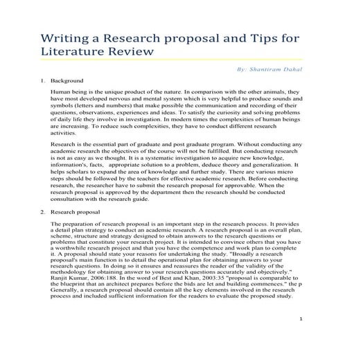 research proposal in english literature pdf