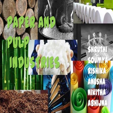 Paper n pulp industries 