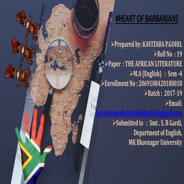 Comparison Between Waiting for Barbarians and Heart of Darkness 