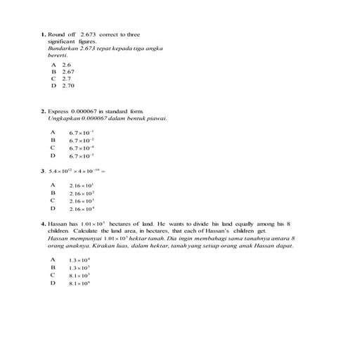 Paper 1 form 4 mid year (complete)