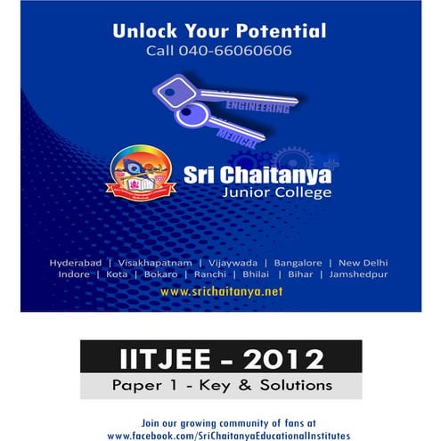 IITJEE 2012 Paper1 solution