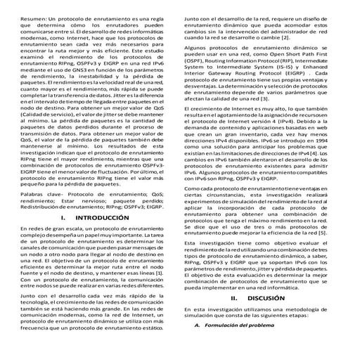 Análisis de rendimiento de Ipv4 Ipv6 Transition Techniques