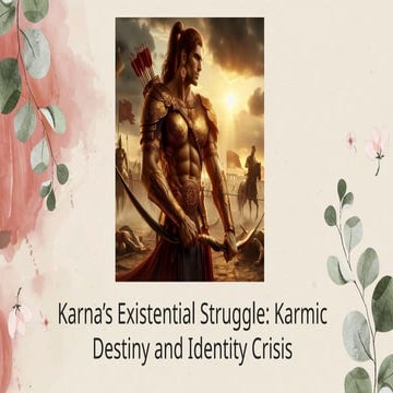 Paper 201_ Karna’s Existential Struggle_ Karmic Destiny and Identity ...