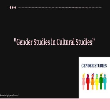 Gender studies in Cultural Studies 205