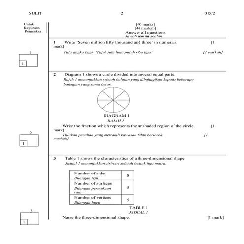 Mathematics Paper2 2009