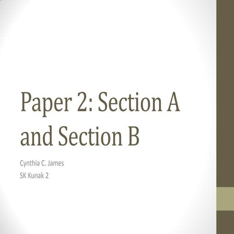 Paper 2 section a&b (UPSR)