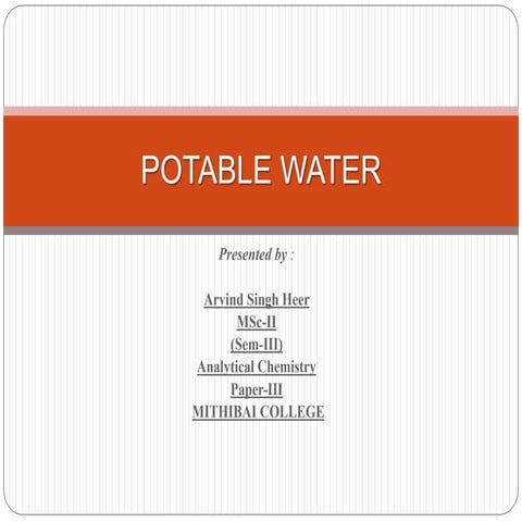 POTABLE WATER