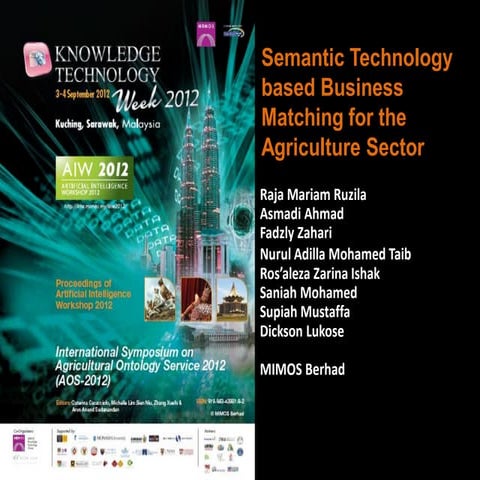 Semantic Technology based Business Matching for the Agriculture Sector