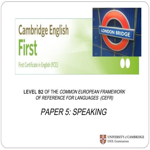 Paper 5 speaking, part 2