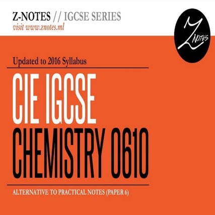 paper 6 cards practical reference Olevel