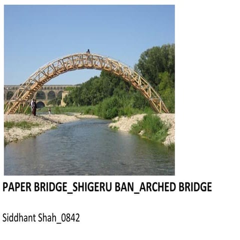 Paper bridge