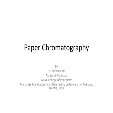 Paper Chromatography.pptx