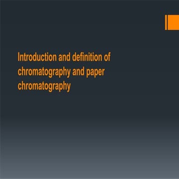 Paper chromatography its types and applications...