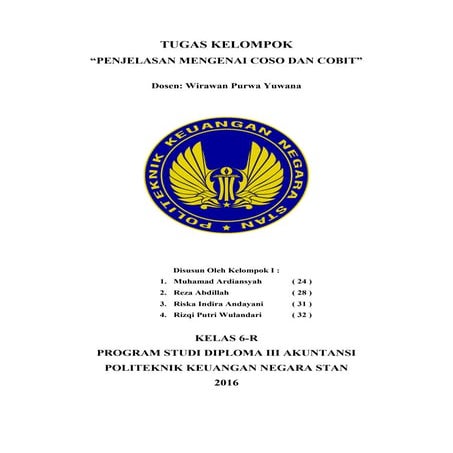 Penjelasan COSO & COBIT