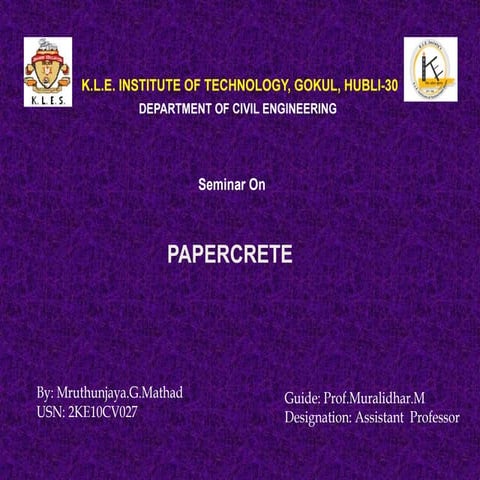 Innovative Papercrete: Eco-Friendly Construction Material and Its ... - Eco Friendly Urban Construction
