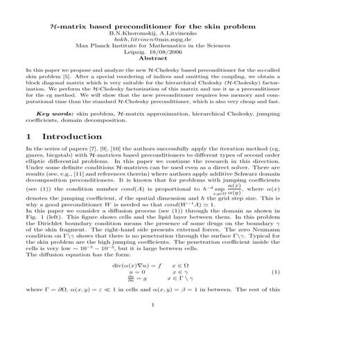 My paper for Domain Decomposition Conference in Strobl, Austria, 2005