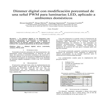 Dimmer digital con Arduino
