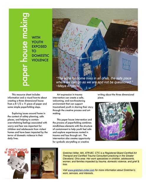 Paper House Making with Youth Expos...