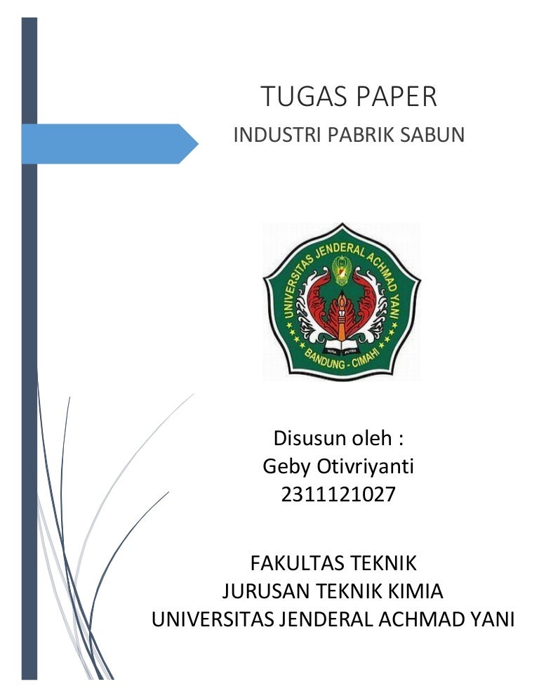 Paper Industri Pabrik Sabun