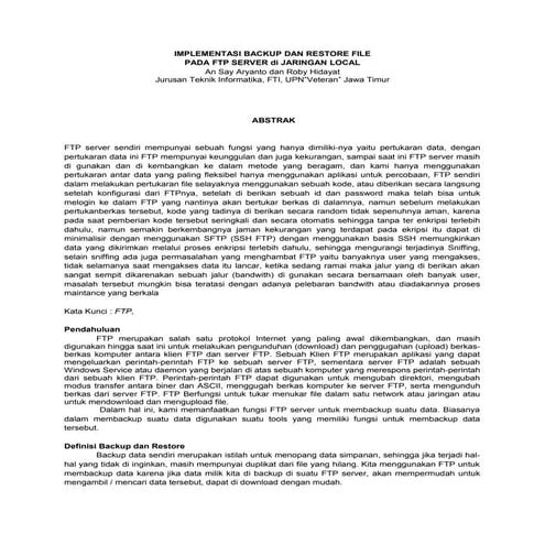 Paper jaringan komputer (1)