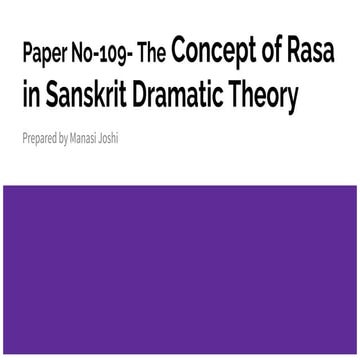 Paper No-109- The Concept of Rasa in Sanskrit Dramatic Theory.pdf