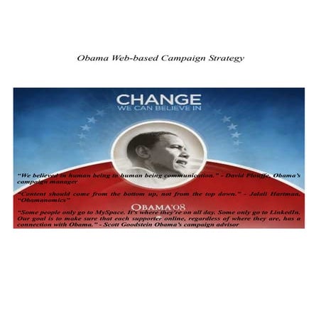 Social Pulpit: Barack Obama's Social Media Toolkit | PPT