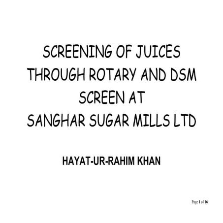 Paper on rotary screen 2011