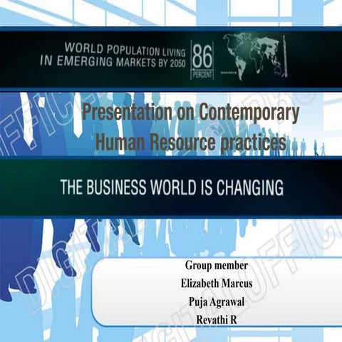 Paper presentation on contemporary HR practice