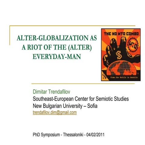 Paper Everyday Man Riot - Aristotle University - Thessaloniki, Apr 2011