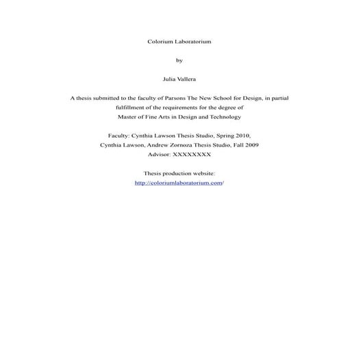 Thesis Paper Prototype