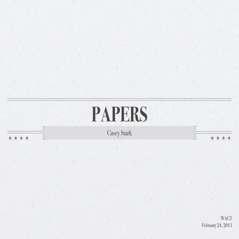 Put Some Hustle In Your Papers