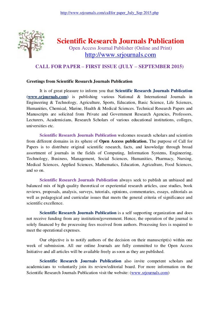 scientific research essay
