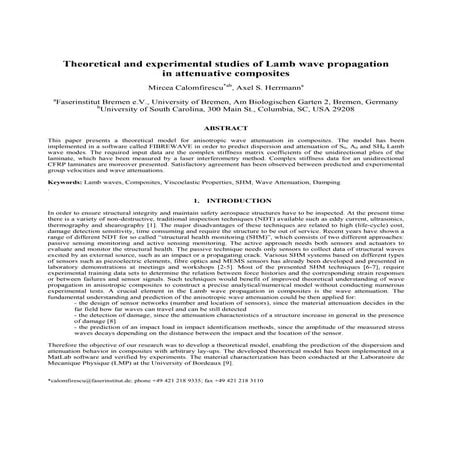 IEEE IUS 2012 - Visualization of lamb wave propagation in uncured CFRP ...