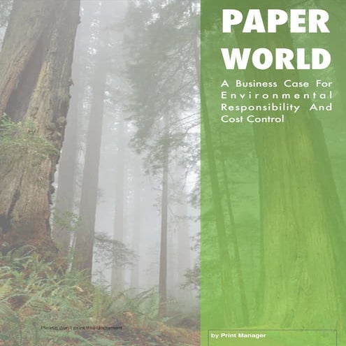 Paper waste white paper
