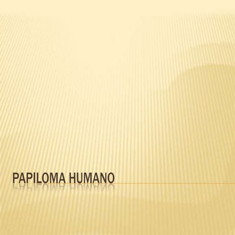 Papiloma humano
