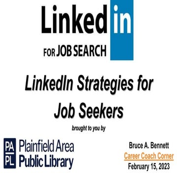 LinkedIn Strategies Job Seeker