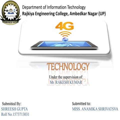 presentation on 4g technology