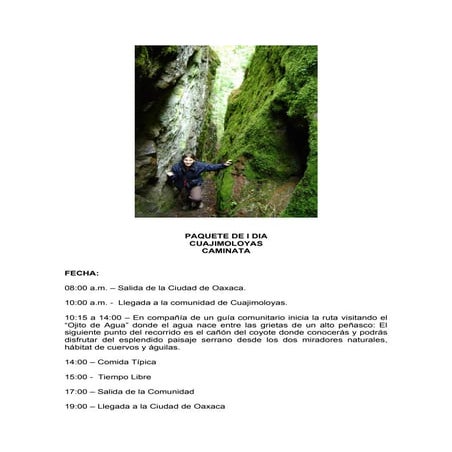 Paquete. I dia cuajimoloyas