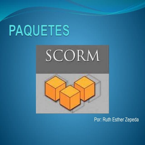Paquete scorm